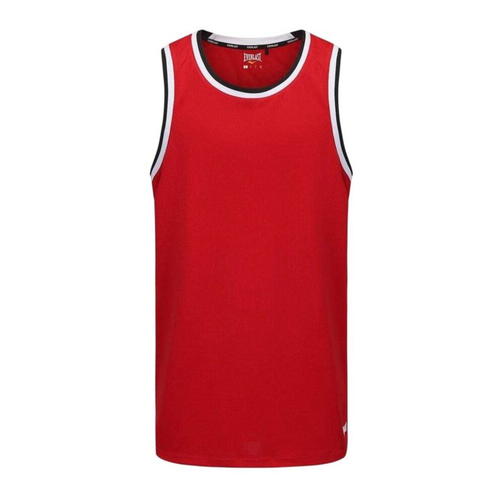 Everlast Unisex Adult Crew Neck Regular Sleeveless Tank Top / Red